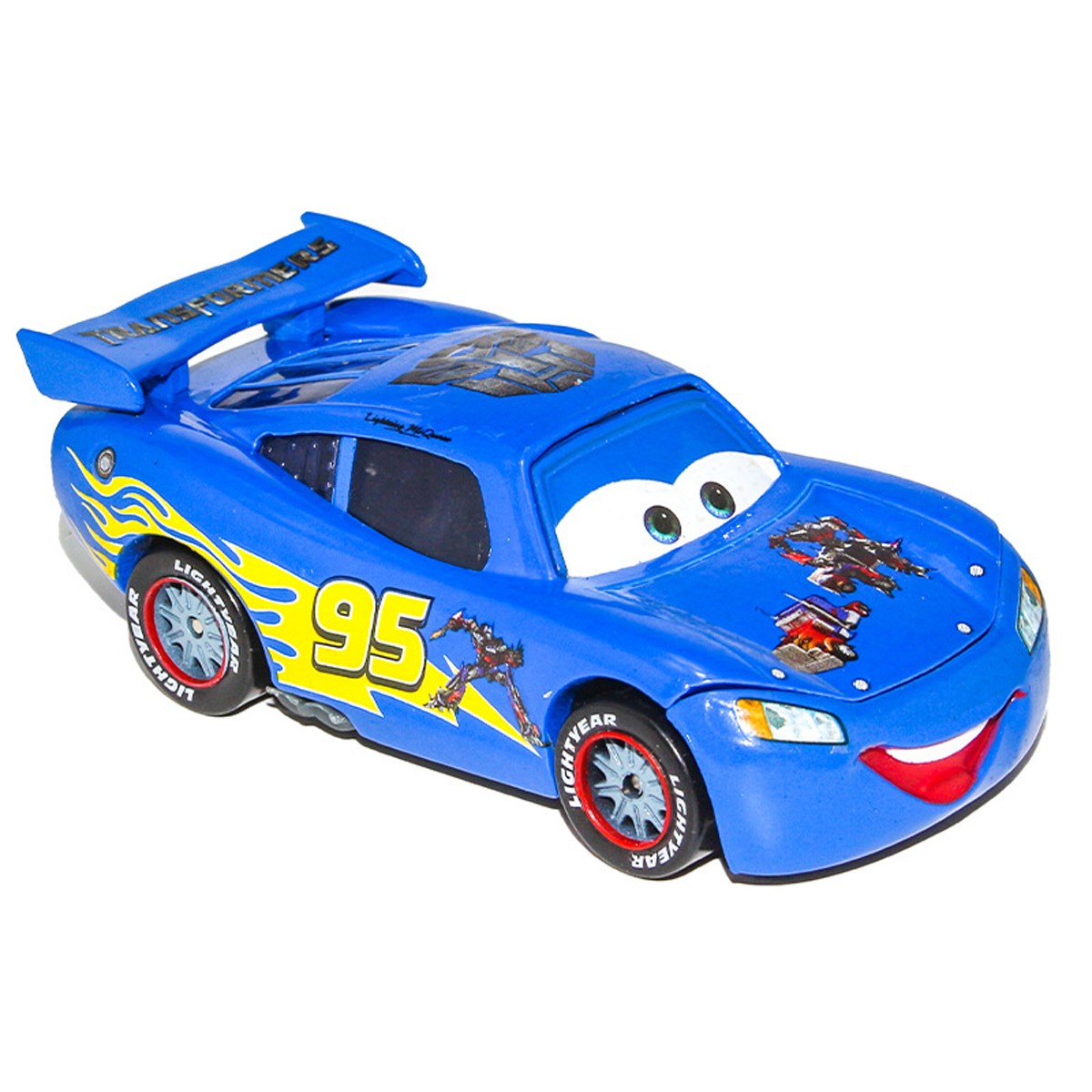Disney Pixar Car Transformers Optimus NO.95 Lightning McQueen Diecast Model Gift