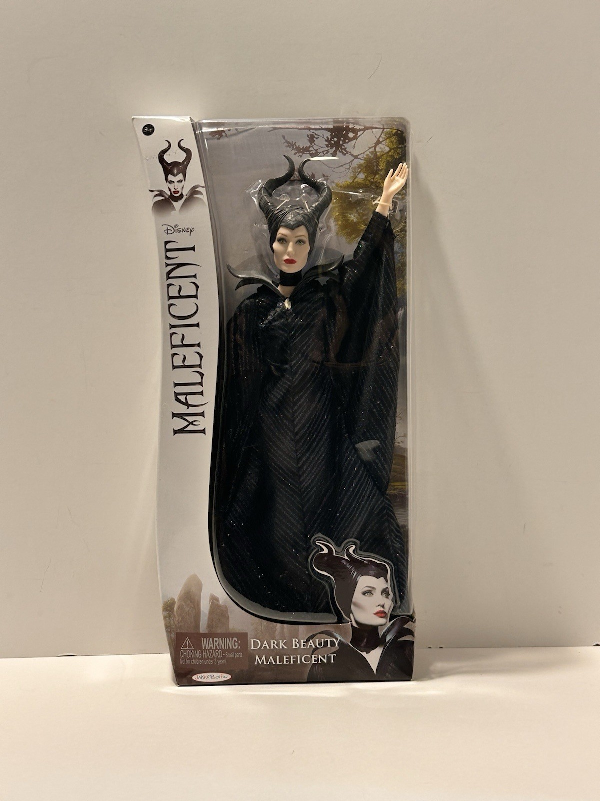 Disney Maleficent Doll Dark Beauty Angelina Jolie Figure Jakks Pacific 2014 NRFB