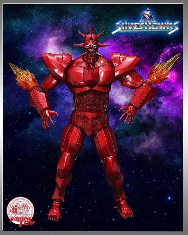 🇺🇸 SilverHawks MonStar with Quicksilver Set SH02 SH01 Ramen Toys By Super7