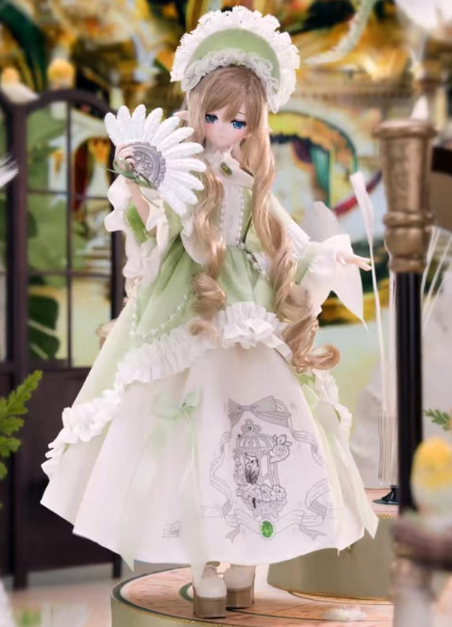 Come4Free Minty Feather Fog Poem 22cm/8.6In Bjd Dressable Action Figure Gift