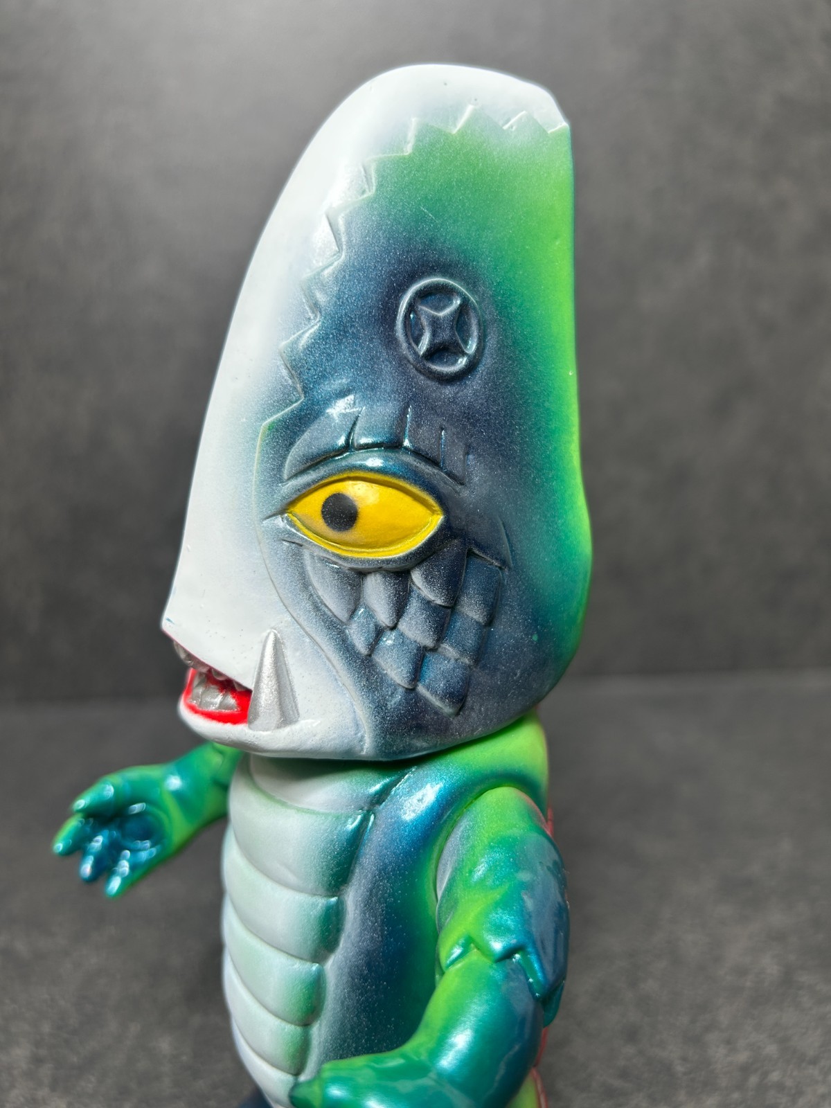 Marusan Guiron Sofubi 7.8&Prime; Soft Vinyl Figure Gamera Vintage 1998 w/ Header & Bag