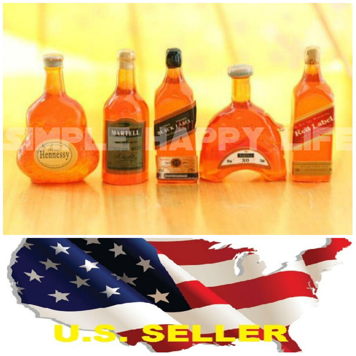 5 x 1/12 scale wines Dollhouse Miniature Bar Drink Decor Hot Toys phicen ❶USA❶