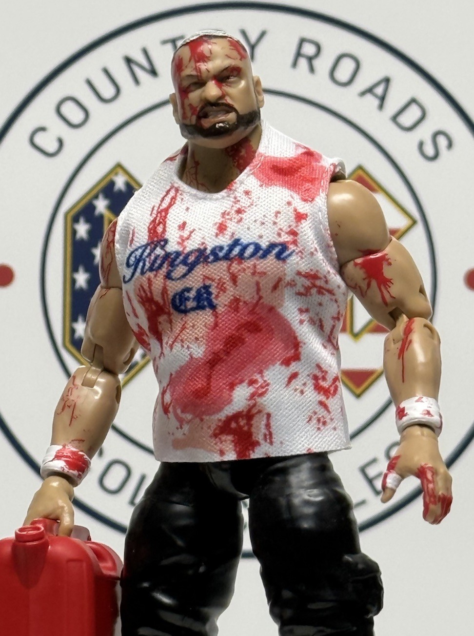 Jazwares AEW Unrivaled Shop Exclusive #09 Bloody Eddie Kingston Action Figure
