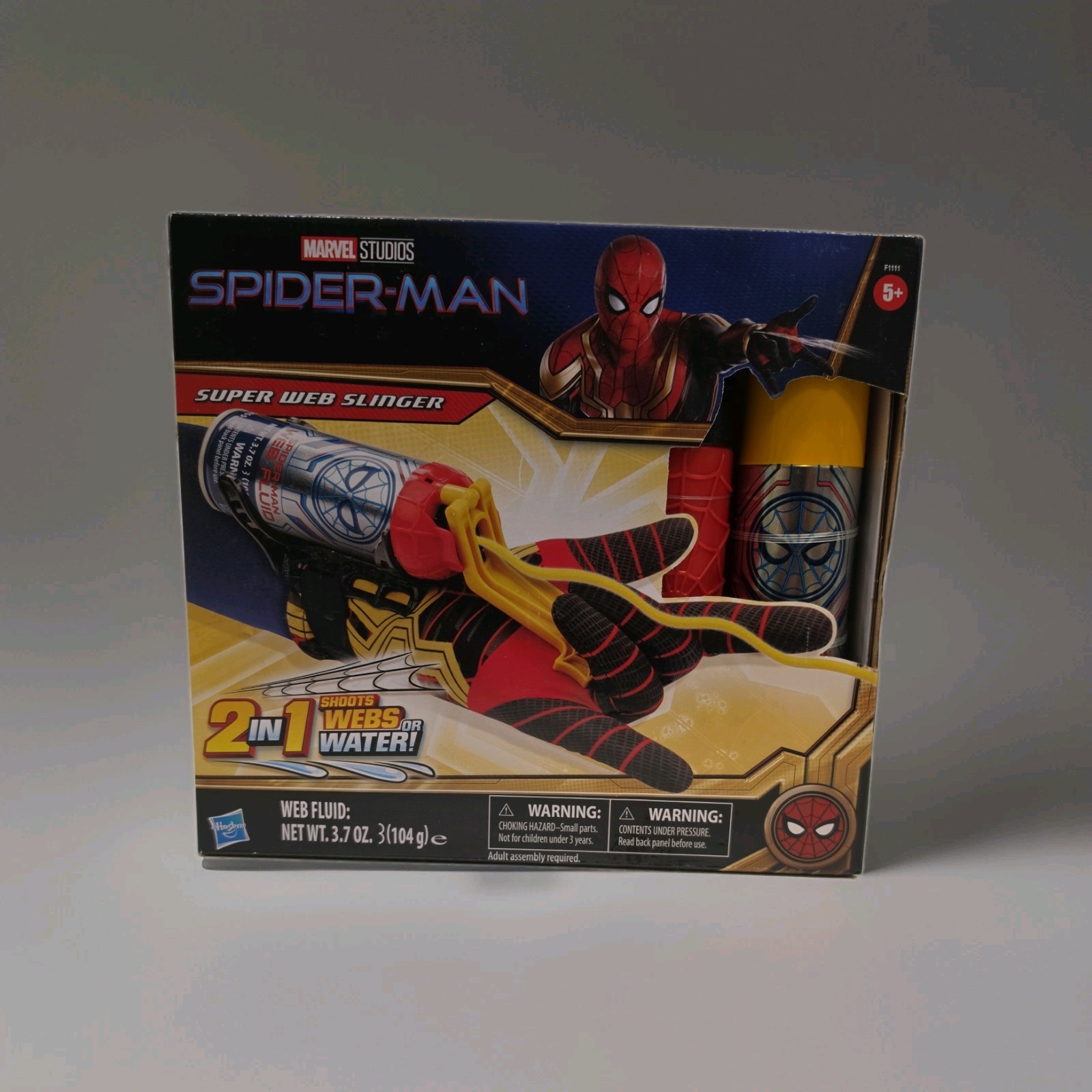 Spider Man Hasbro Marvel Super Web Slinger Role Play Toy 2 in 1 Web Fluid NIB