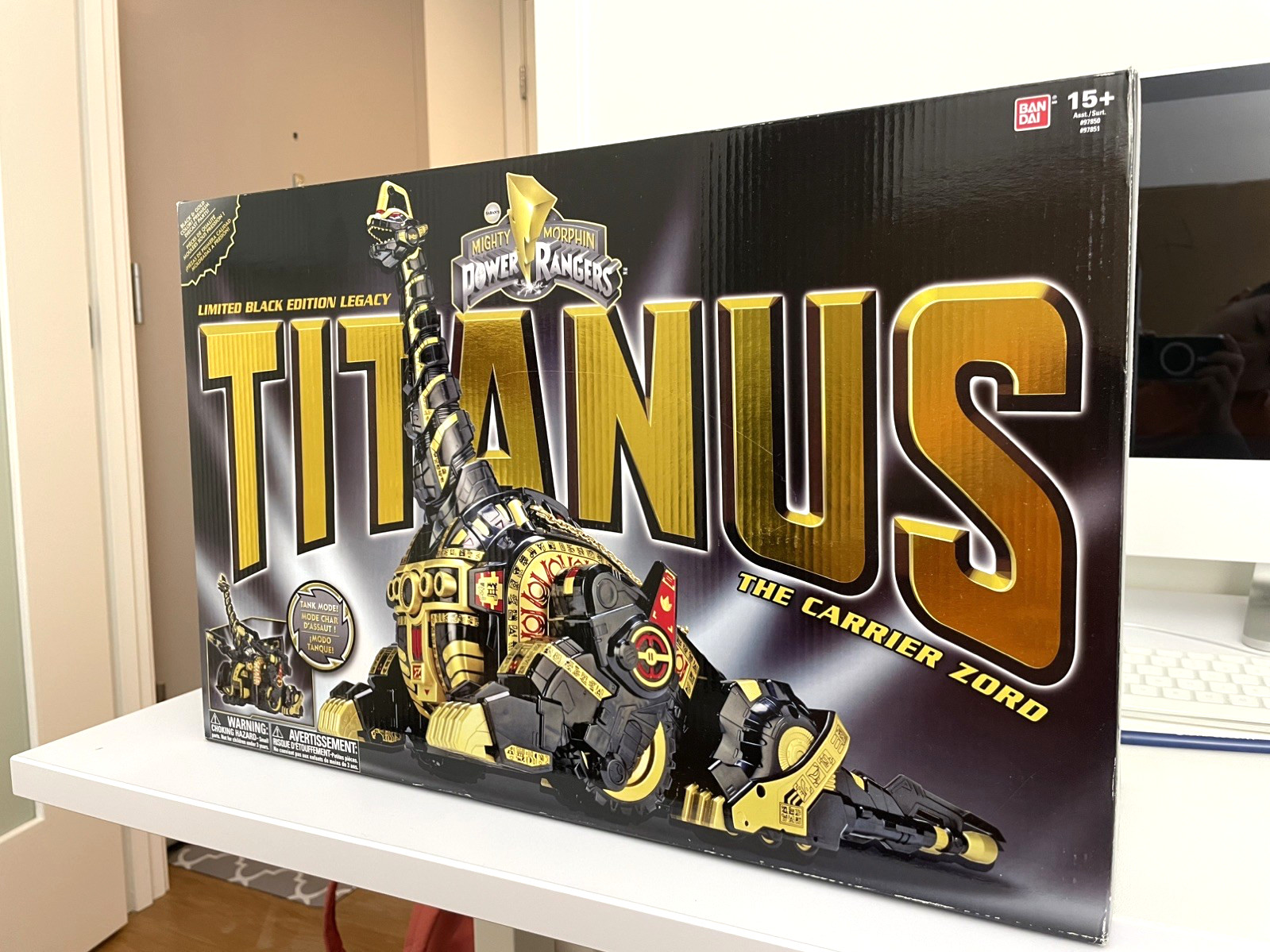 Power Rangers Legacy Black and Gold Titanus Megazord MISB Factory Sealed Bandai