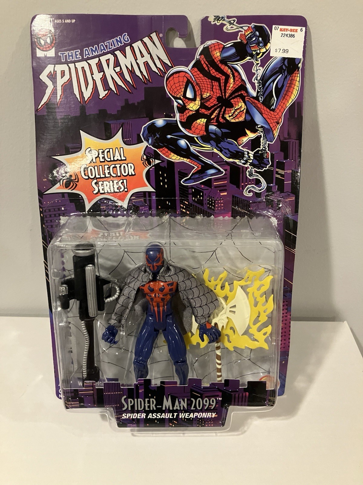 1996 ToyBiz Spider-Man TAS LOT SPIDER-MAN 2099+SPIDER-WOMAN MOSC BRAND NEW DAY !