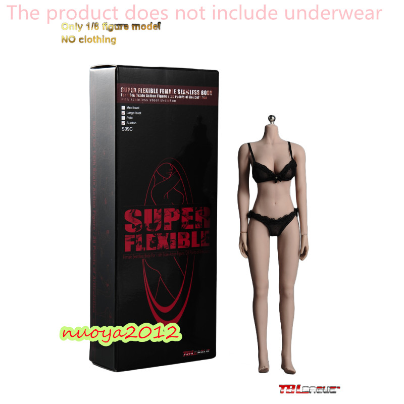 TBLeague 1:6 Large Bust 12&Prime; Suntan Female Action Figure Body Steel Skeleton Toys