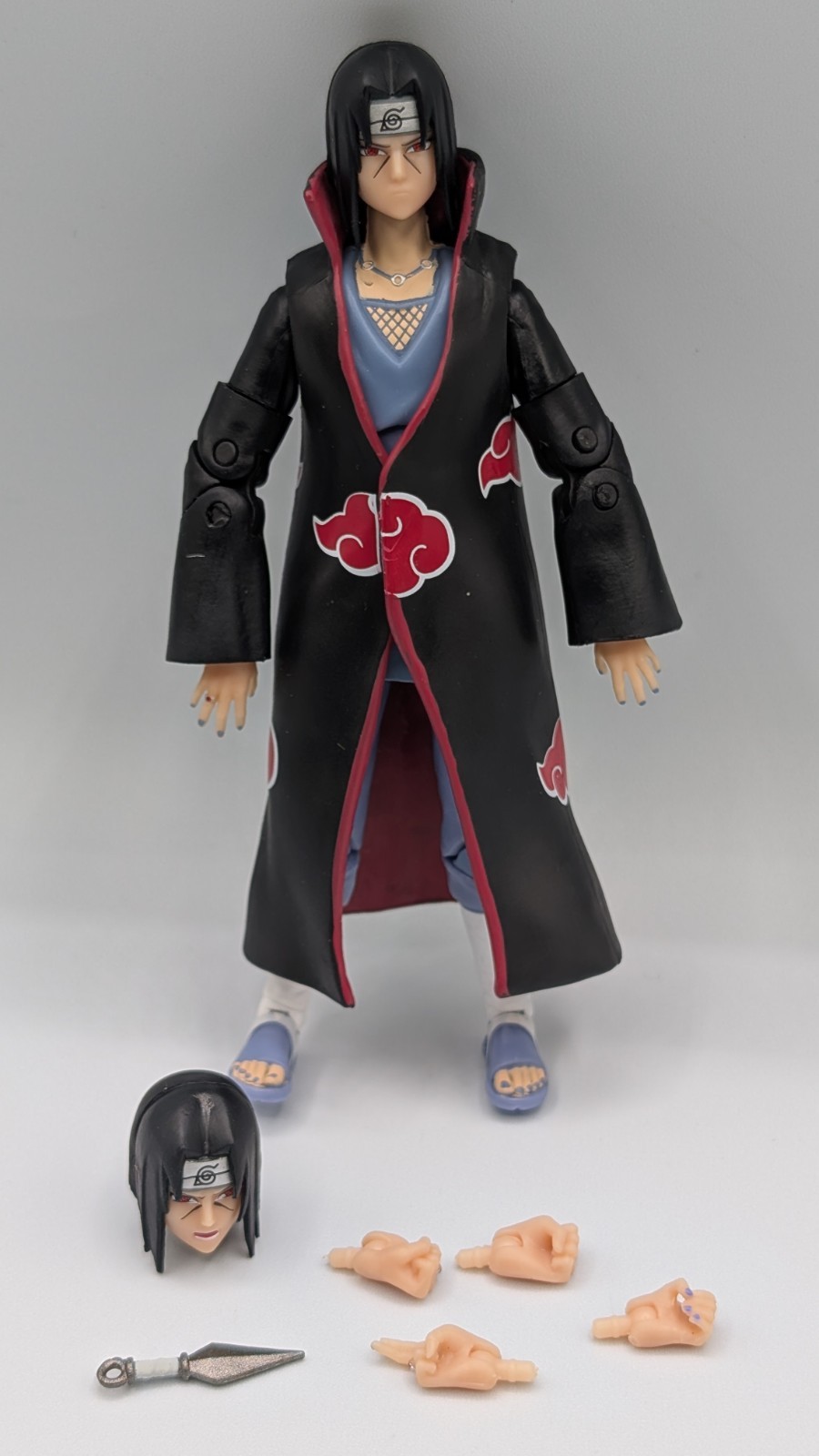 2007 The Loyal Subjects BST AXN Naruto Shippuden Itachi Uchiha 5&Prime; action figure