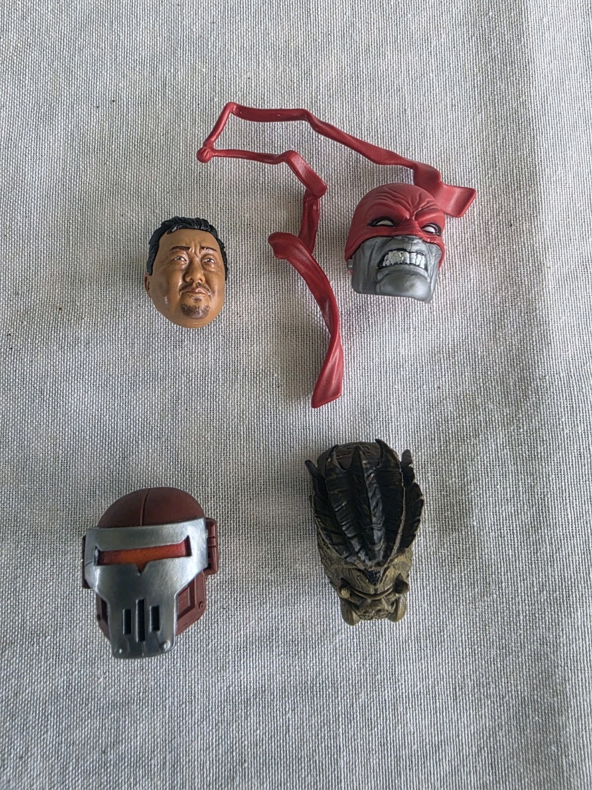 Marvel Legends Colossus Baf Head Crimson Dynamo Baf Head X-men Lot Of 4Heads🔥🔥