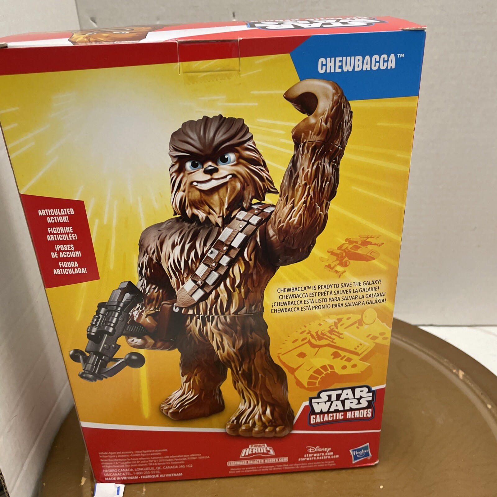 Star Wars Galactic Heroes Mega Mighties Chewbacca 10-Inch Action Figure a015