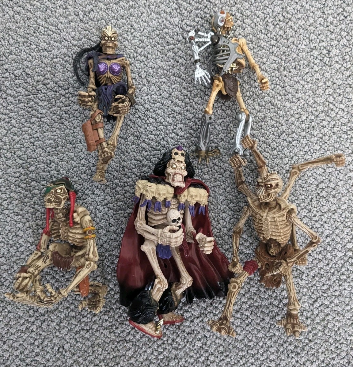 5 – 1994 Skeleton Warriors Action Figures Manufactured by Playmates