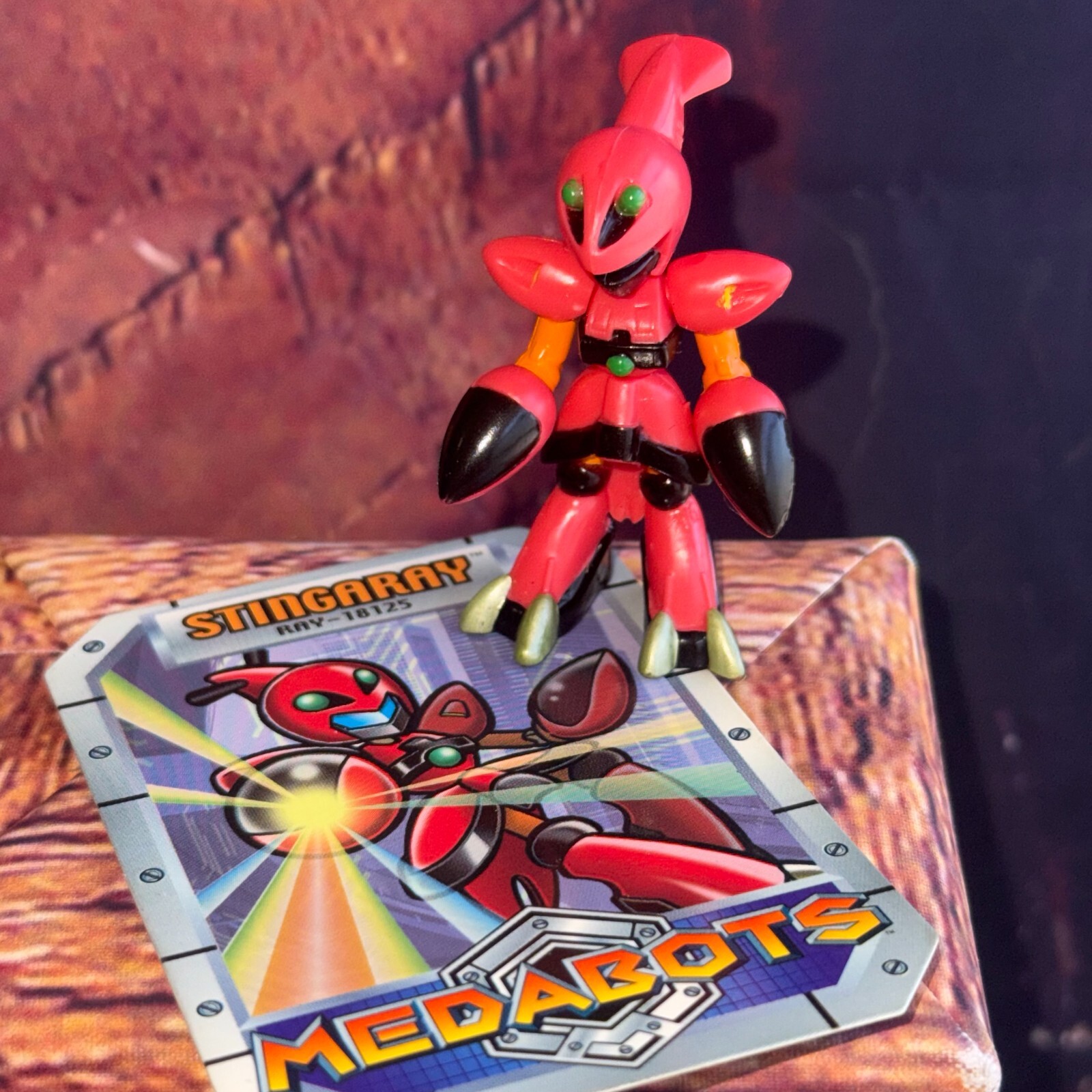VTG Takara Medabots Medarot 06 Rollstar Stingaray Figure Collect Card RAY-18125
