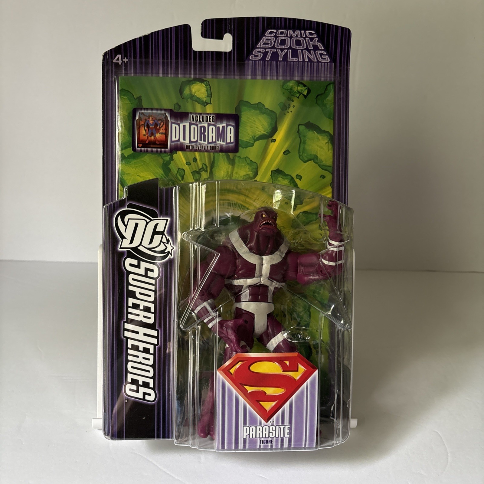 PARASITE Figure DC Super Heroes with Diorama, Comic Book Styling