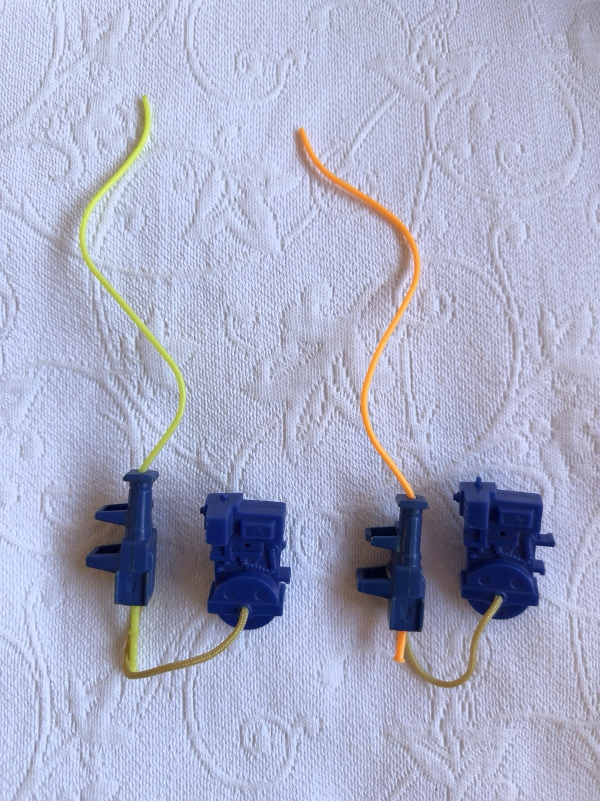 2 Vtg 1980&rsquo;s Kenner Real Ghostbusters Slimed Heroes » Toys Proton Pack Green Blue
