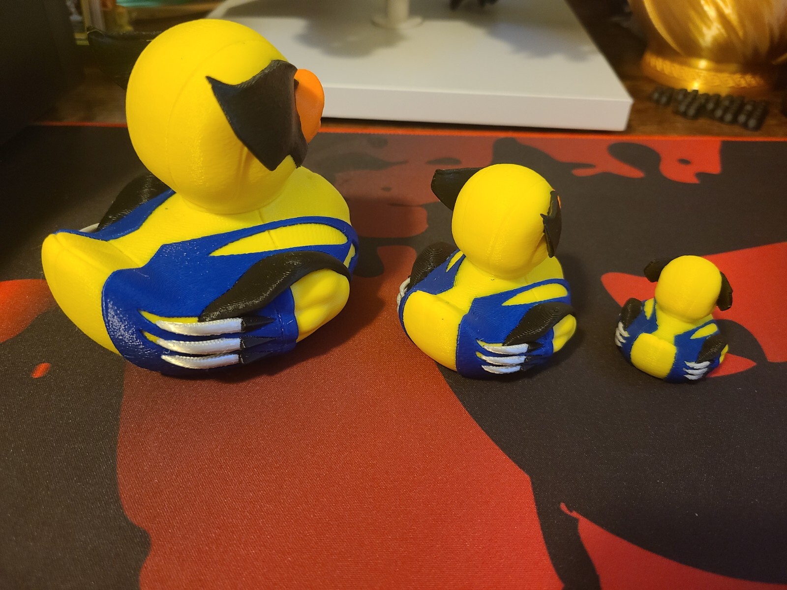 Wolverine X Men Duck 3D Printed Mini Size Jeep Duck Plastic Highly Detailed