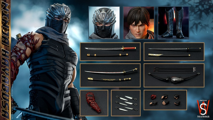SWTOYS Ninja Gaiden RYU HAYABUSA 1/6 scale action figure collectible toy FS063
