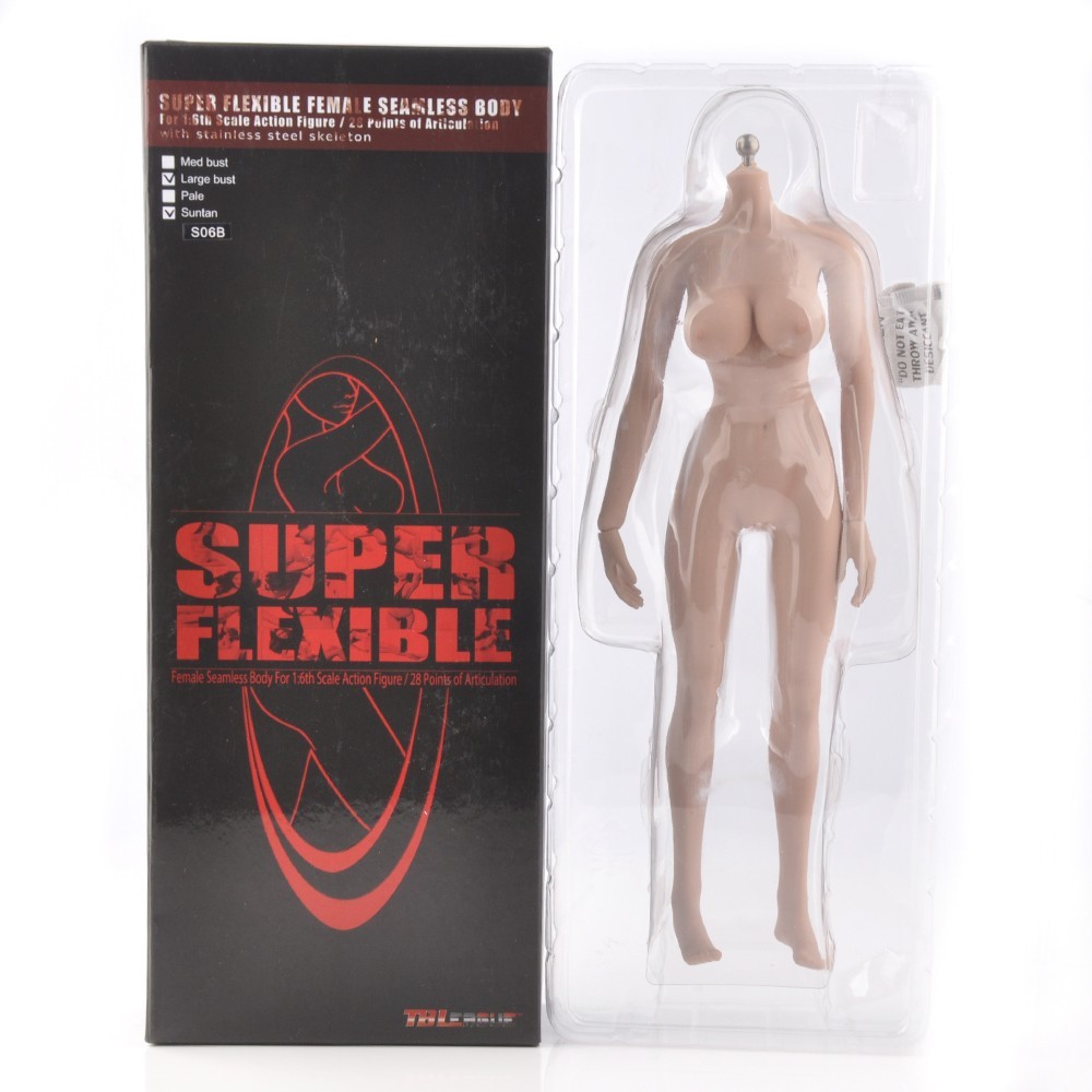 TBLeague S06B 1/6 Big Bust Suntan Seamless Body For 12 »Female Action Figure Toy