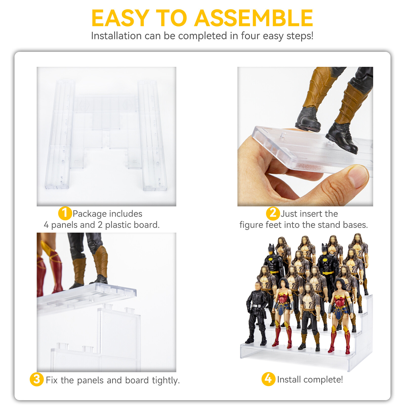 NEW Display Stand BASE Riser For 6 » Gi joe Marvel Legends MOTU DC Figure GIFT C