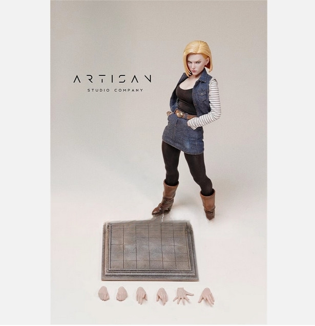 ARTISAN Dragon Ball Android 18 Action Figure Model in stock In Box lazuli 1/6