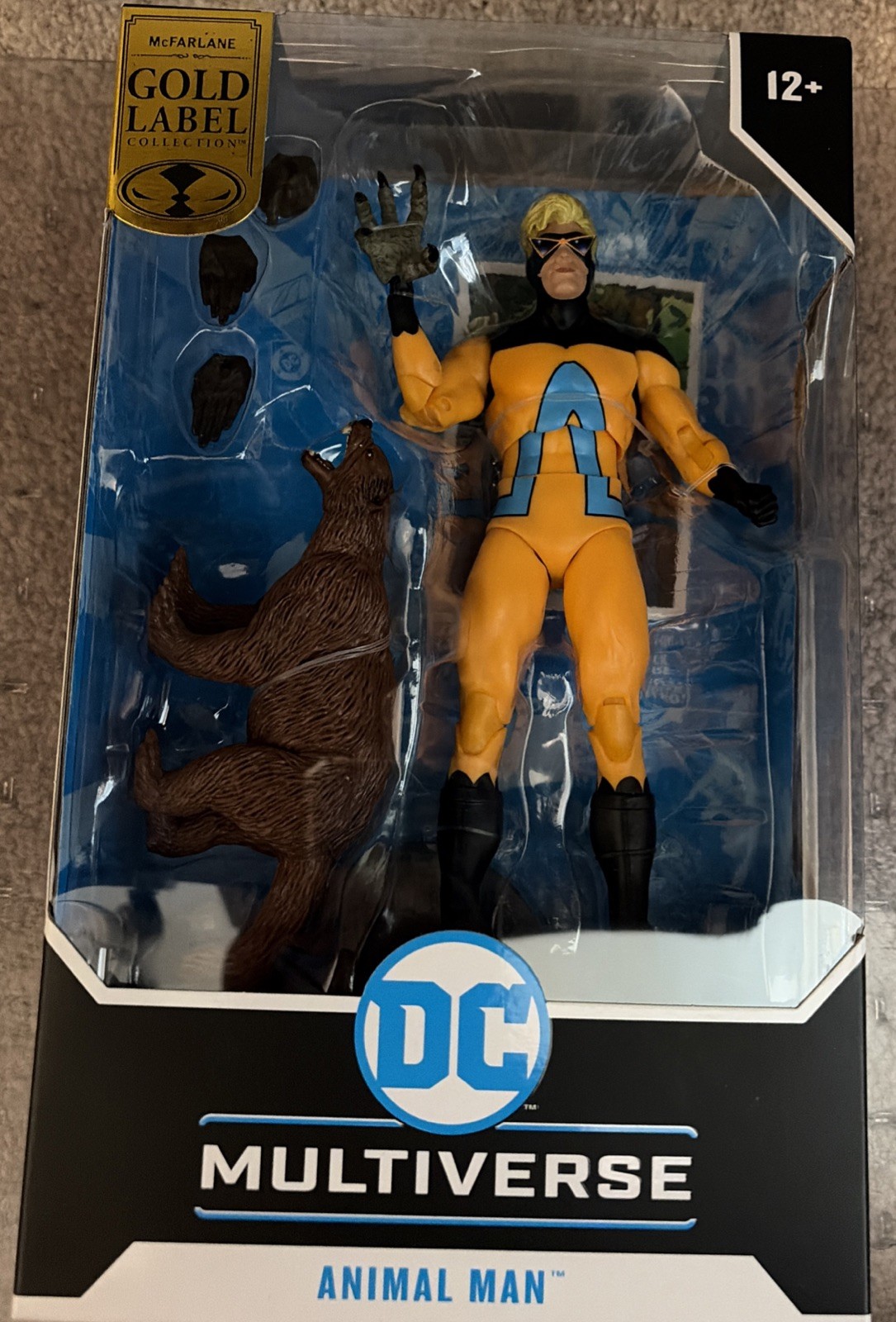 McFarlane DC Multiverse Gold Label ANIMAL MAN 7&Prime; Action Figure – NIB SEALED!!!