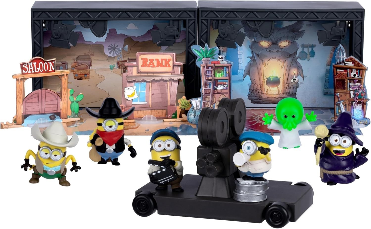 Minion Toys Illumination&rsquo;s Monsters Backlot Studio Set, Build Your Monstrous Hol