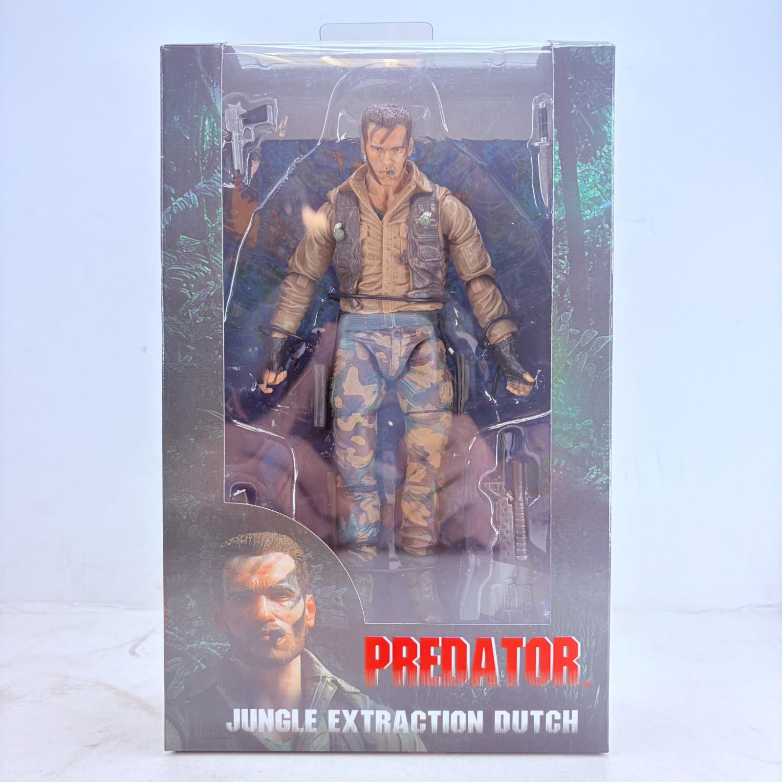 Predator 30th Anniversary Jungle Extraction Dutch 7-inch Action Figure Toy Gift