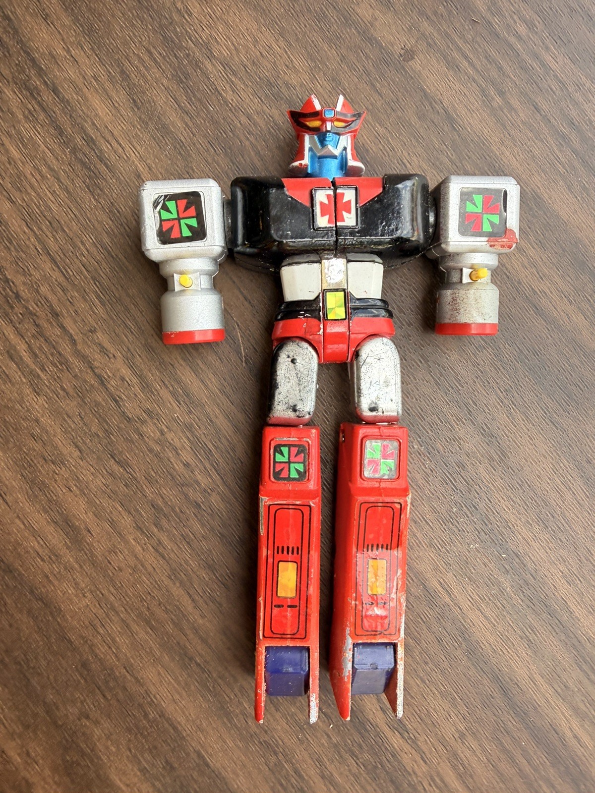 Vintage Popy Miraiman Atlas Robot Daltanious 6&Prime; Action Figure Toy Japan As Is