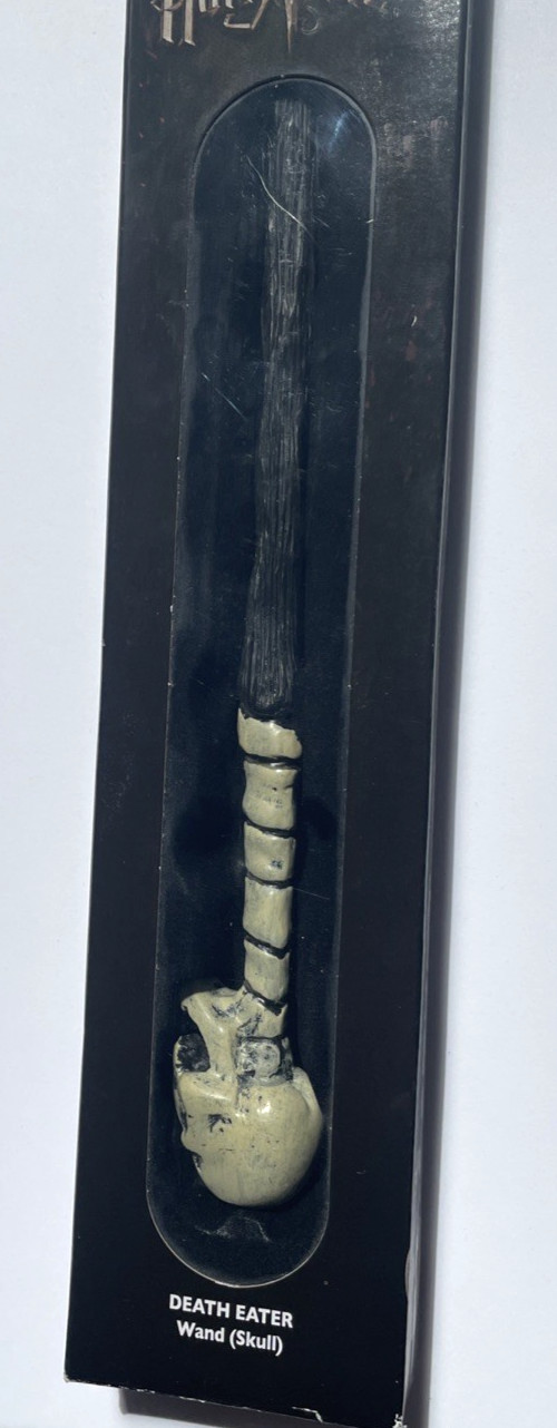 The Noble Collection – Death Eater Skull Wand In A Standard Windowed Box – 14in