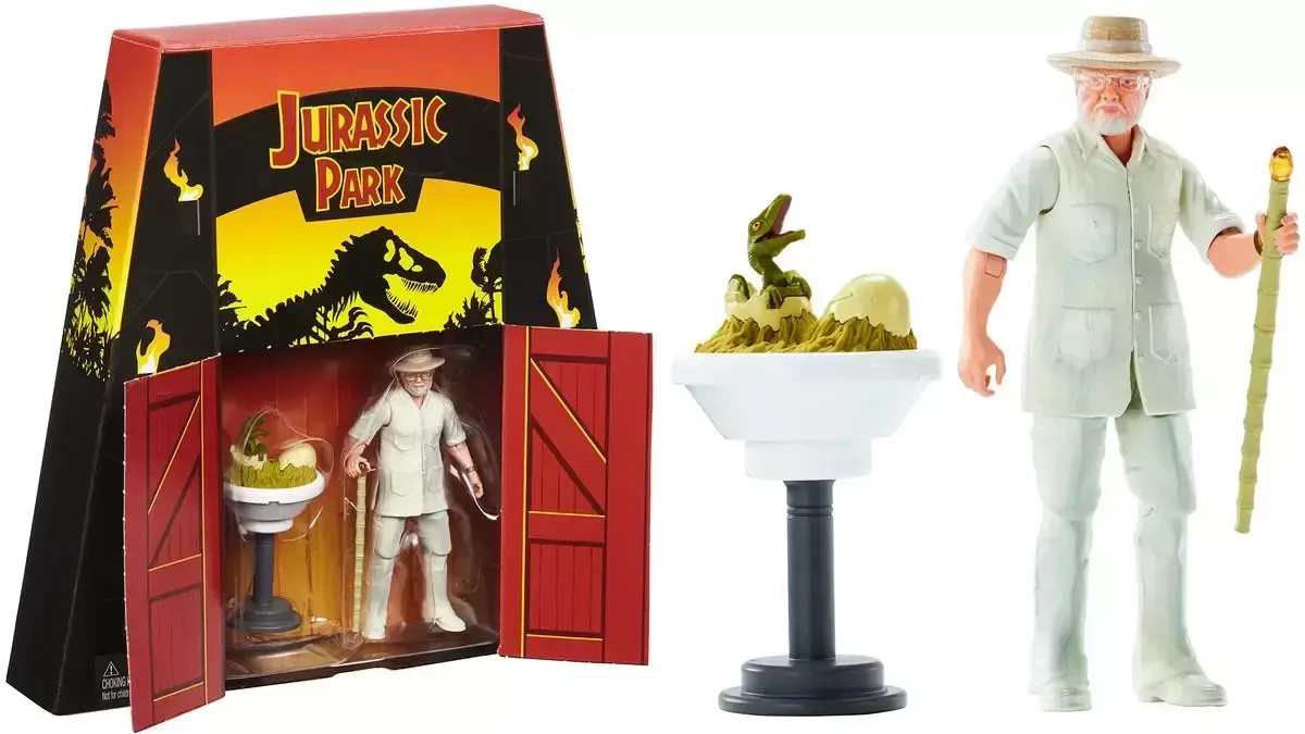 Mattel Jurassic Park John Hammond Figure 2019 SDCC Exclusive Legacy Collection