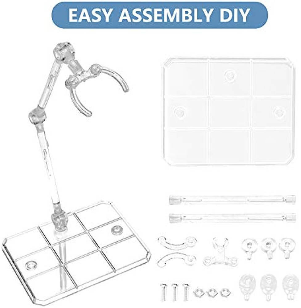 60Pc Adjustable Action Figure Display Holder Base for HG144 Doll Model Stand USA