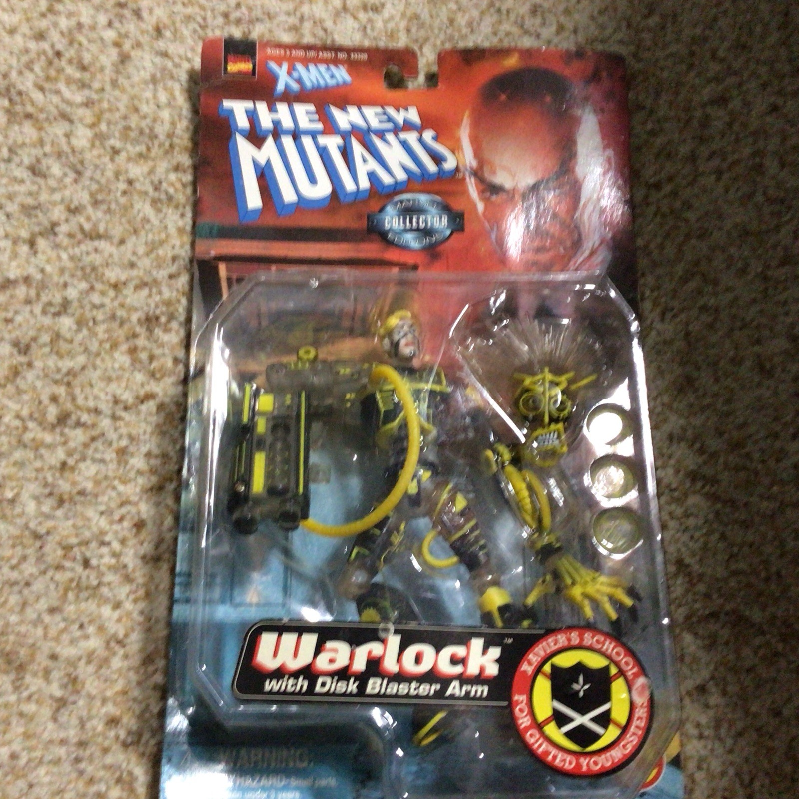 Marvel Comics X-Men The New Mutants Collector Edition WARLOCK W/Disk Blaster Arm