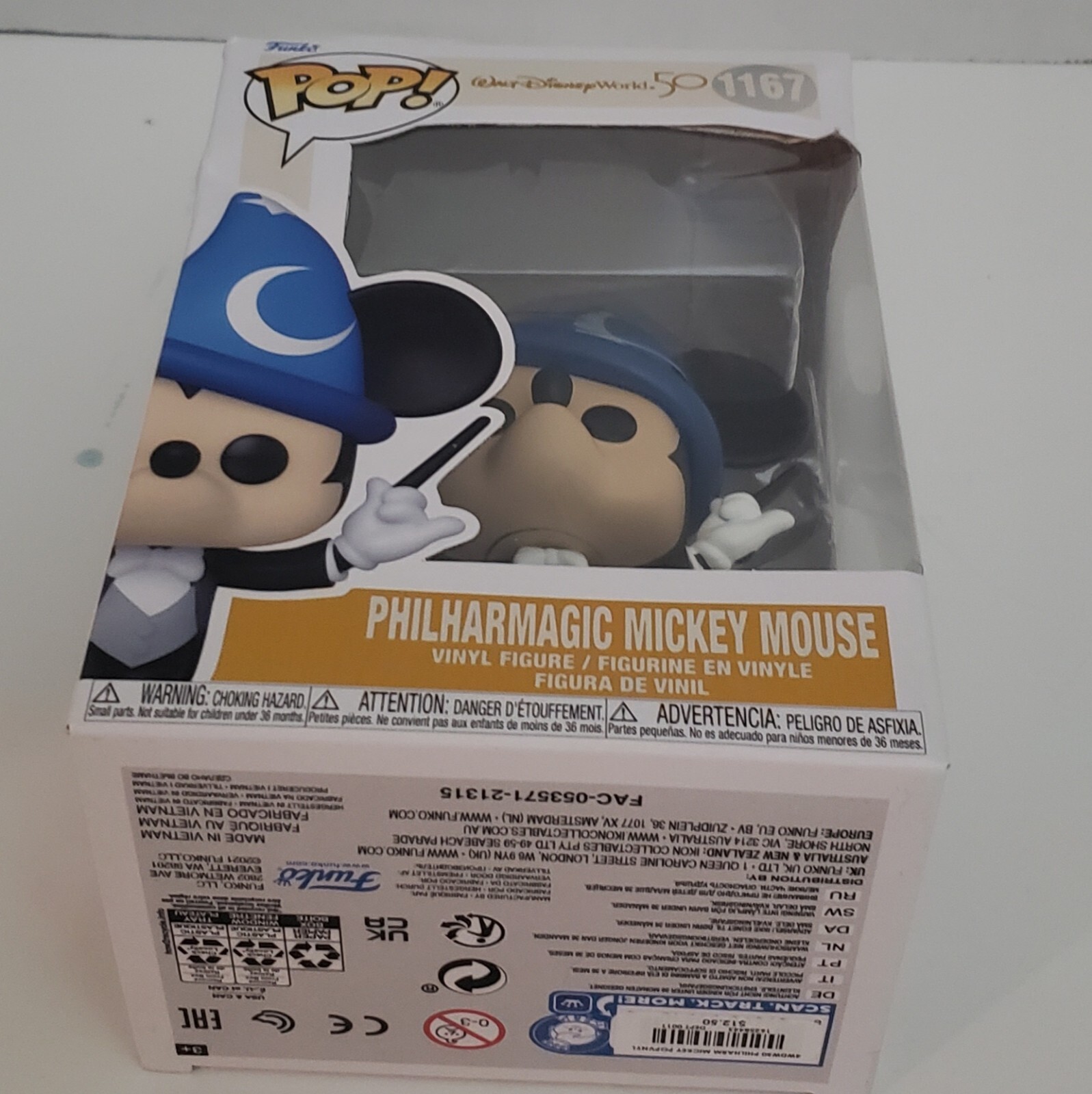 Funko POP #1167 – Philharmagic Mickey Mouse – Walt Disney World 50