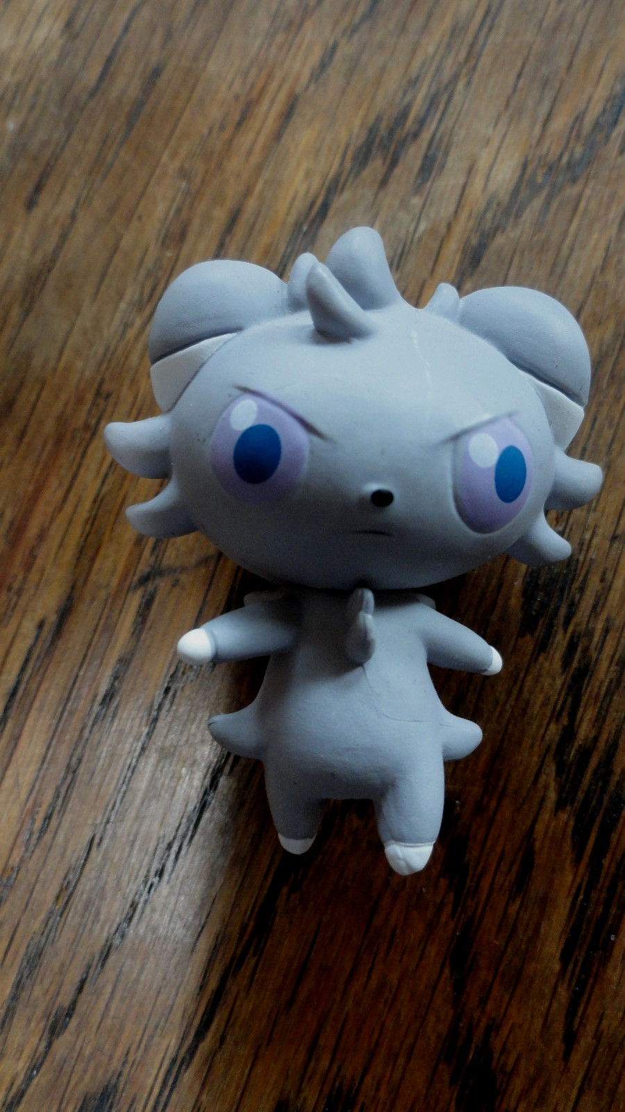 Espurr Pokemon Figurine Nintendo Tomy Plastic 1 1/2&Prime; Surface Scratches