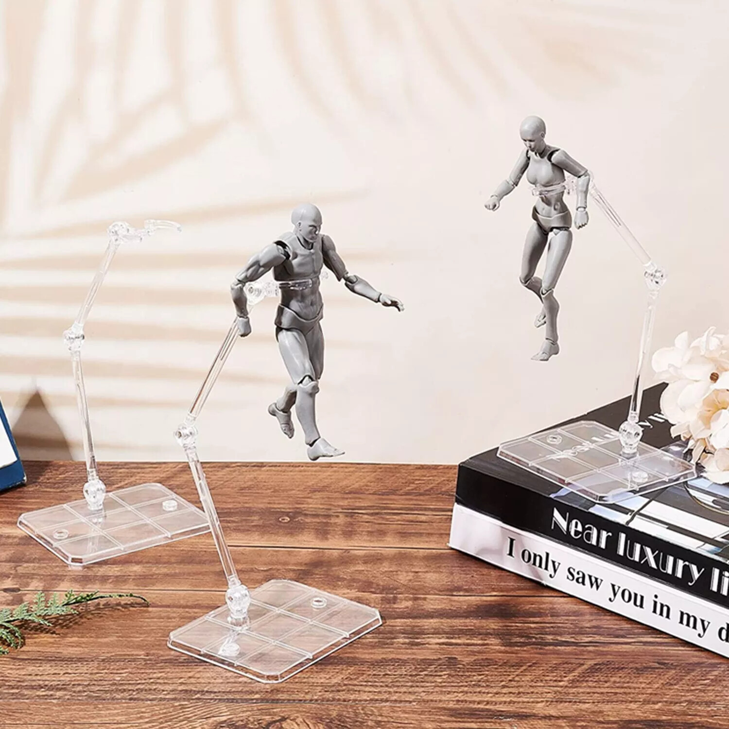10Pc HG144 Adjustable Action Figure Display Holder Base Doll Model Support Stand