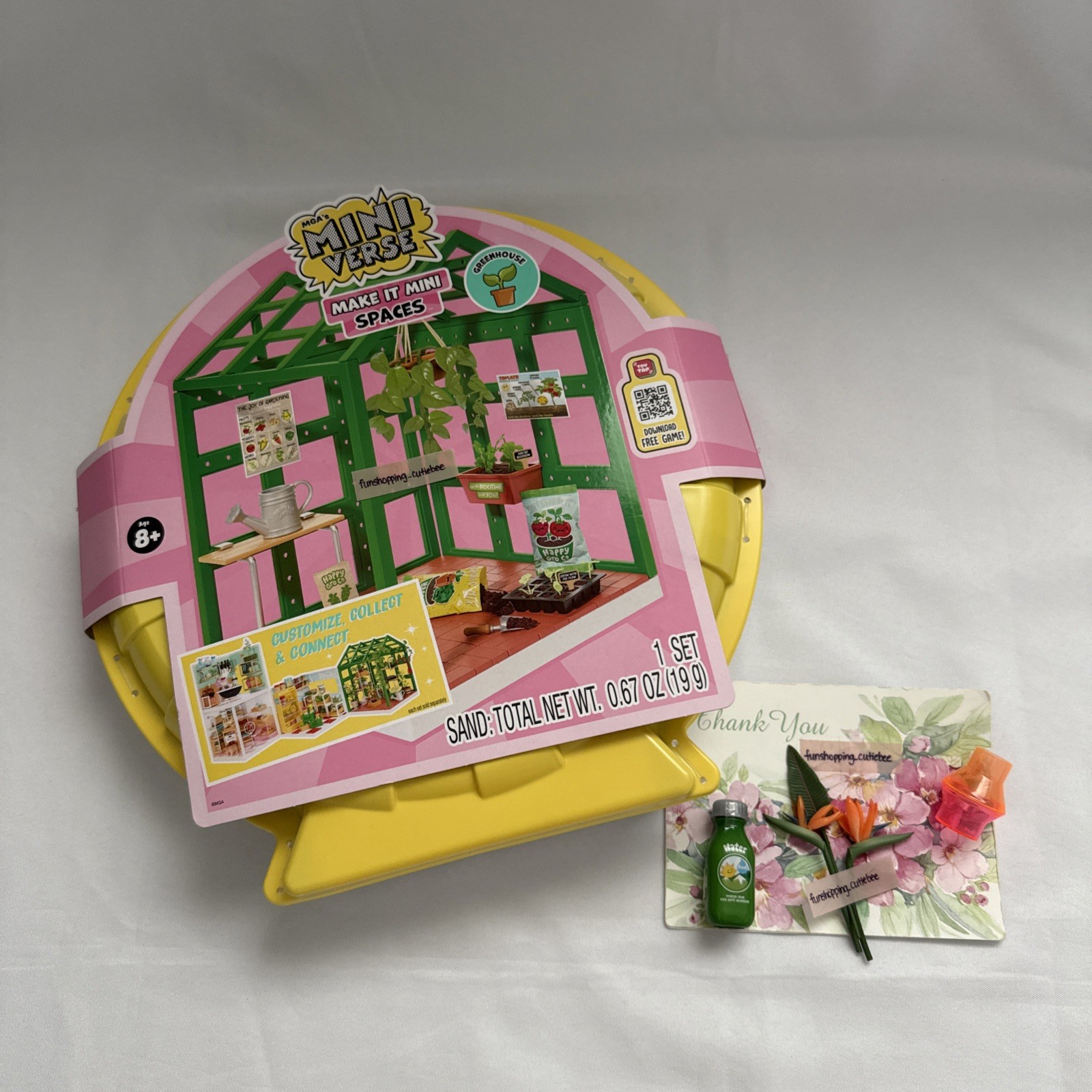 Miniverse Spaces Greenhouse Building Set Lifestyle Home Bird of Paradise mix lot