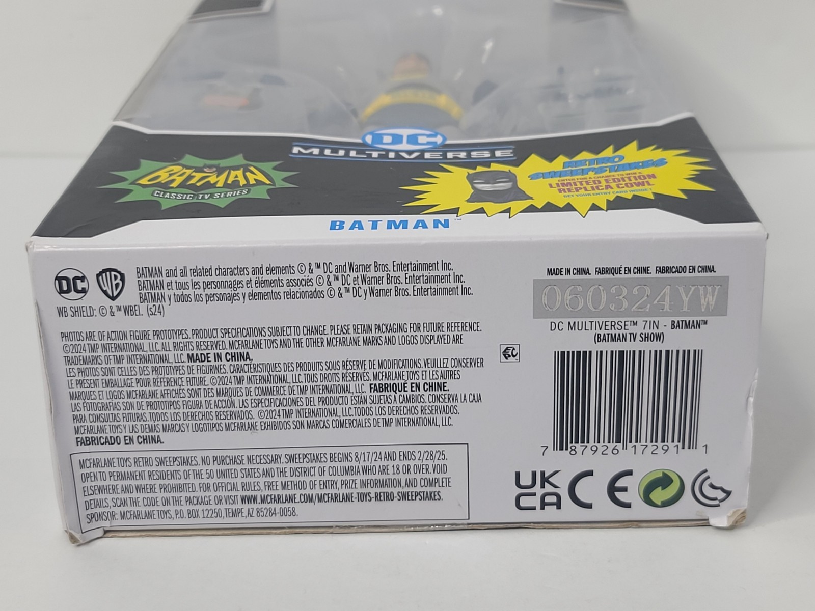 McFarlane DC Multiverse Batman 1966 Classic TV Series Adam West 7&Prime; Action Figure