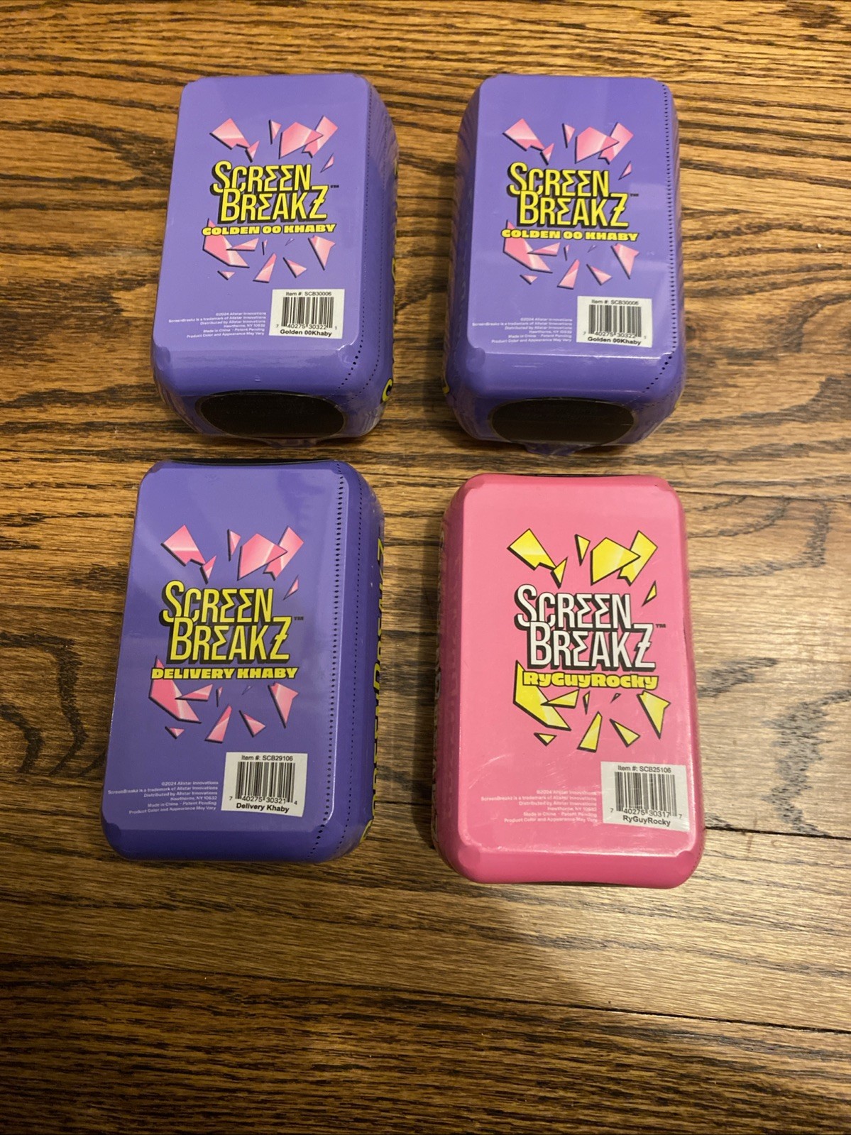NIP 24 Different Sealed SBZ Screen Breakz Jesser Delivery Khaby Ry Guy Rocky