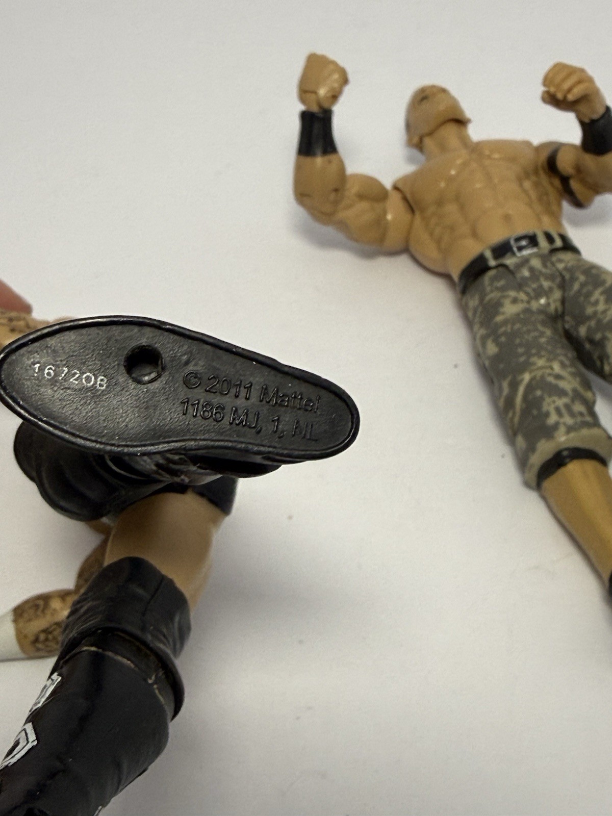 WWE Mattel John Cena & CM Punk Basic Figure Raw SuperShow Camo Superstar