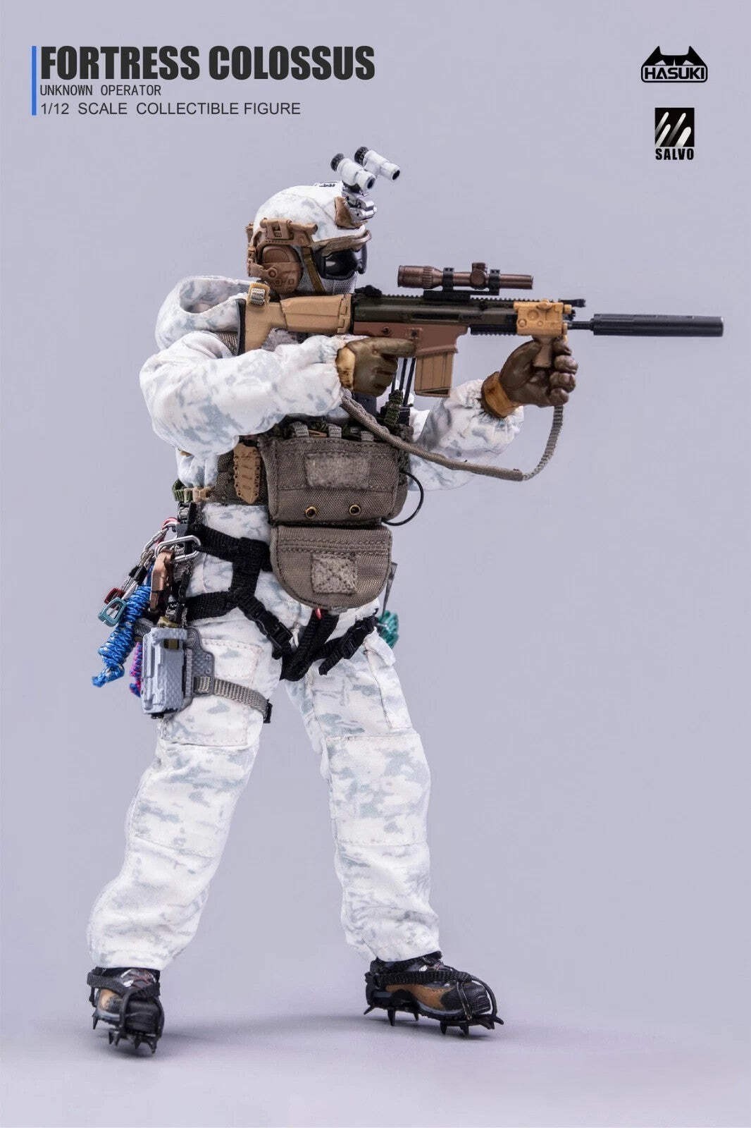 HASUKI SALVO SA03 Black Ops Unknown Operator 1/12 Action Figure