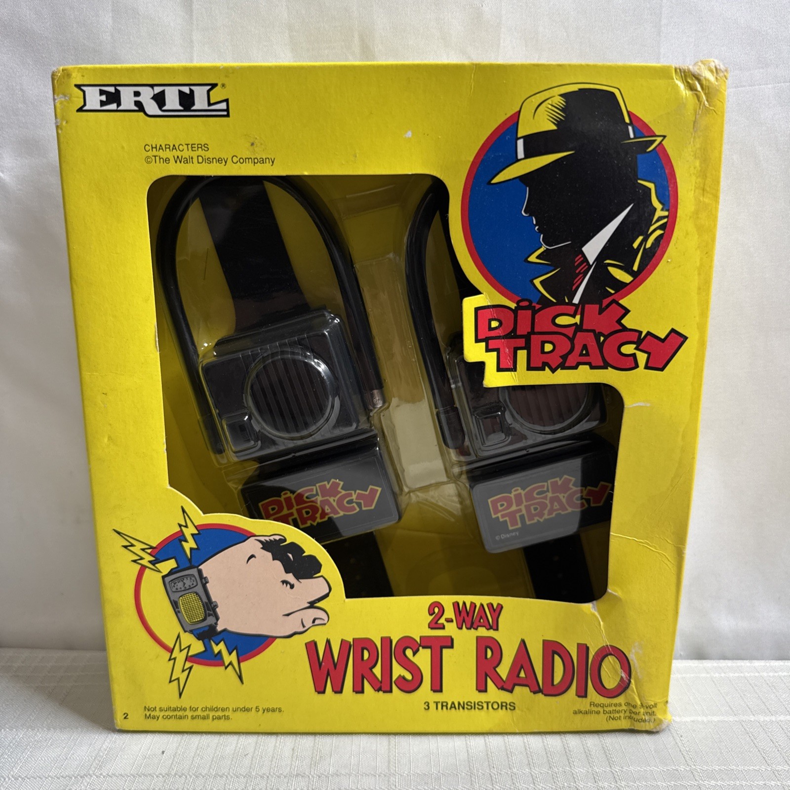 ERTL Dick Tracy 2-Way Wrist Radio Disney 1990 VINTAGE NEW SEALED READ
