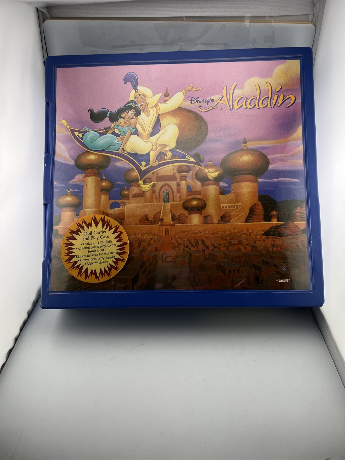 Vintage Disney Aladdin Janex Case Doll Carrier Play Case