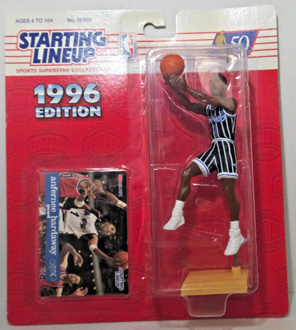 1996 Anfernee Hardaway Kenner Starting Lineup NBA Orlando Magic Sealed Figure