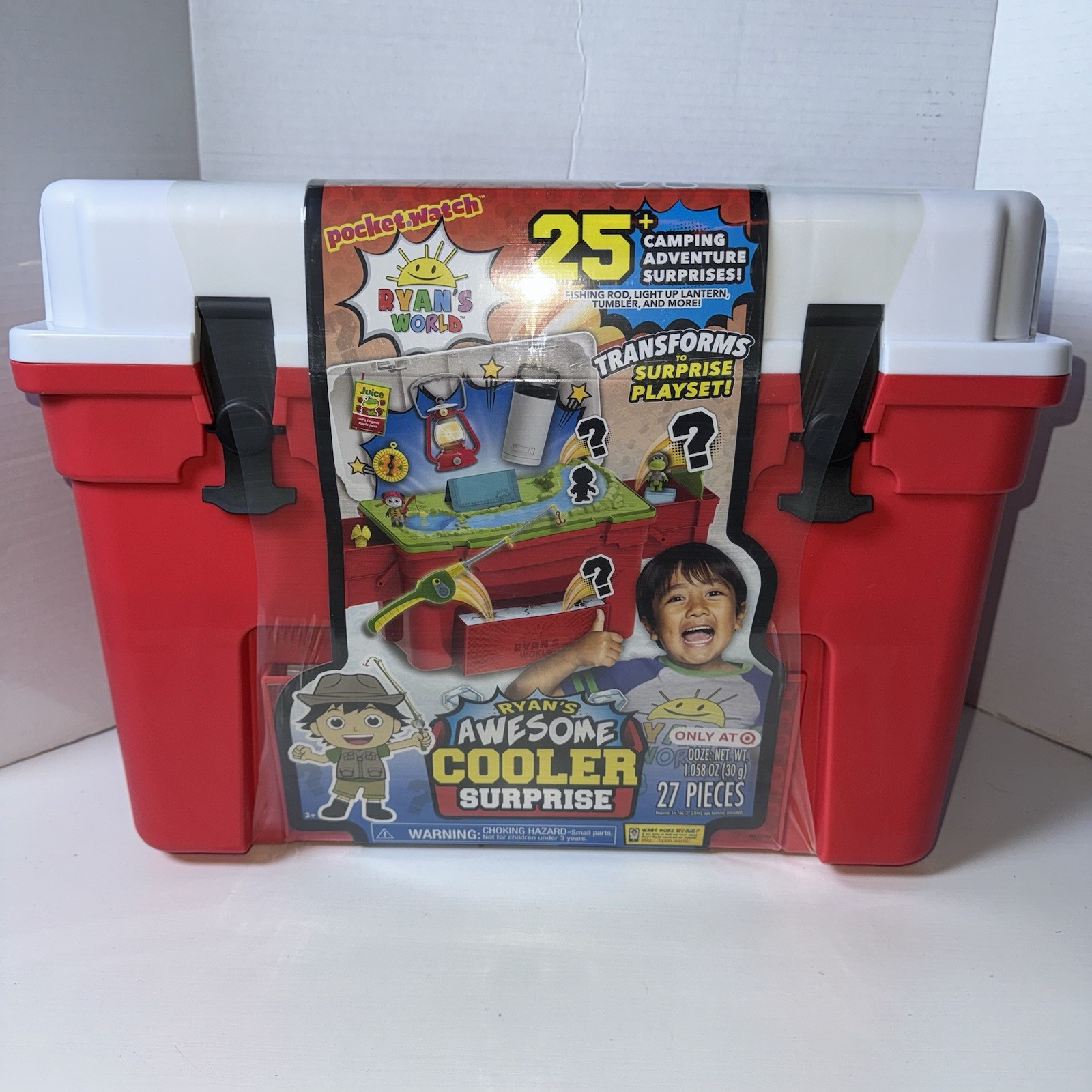 Ryan&rsquo;s World Camping Adventure Exclusive Awesome Cooler Surprise NEW