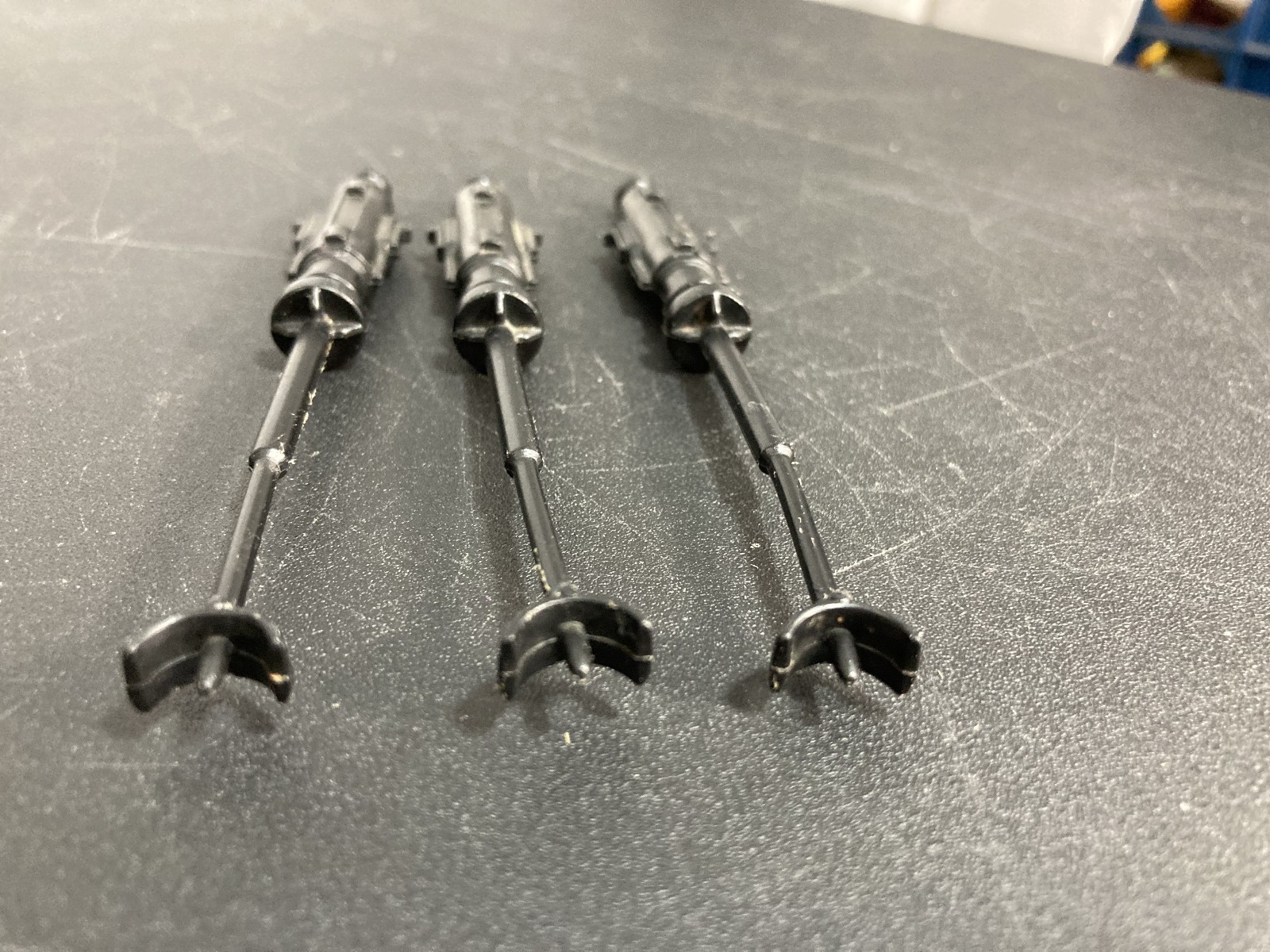 Lot of 3 X-Wing Fighter Laser Cannon Vintage 1978 Kenner Star Wars Vehicle Part