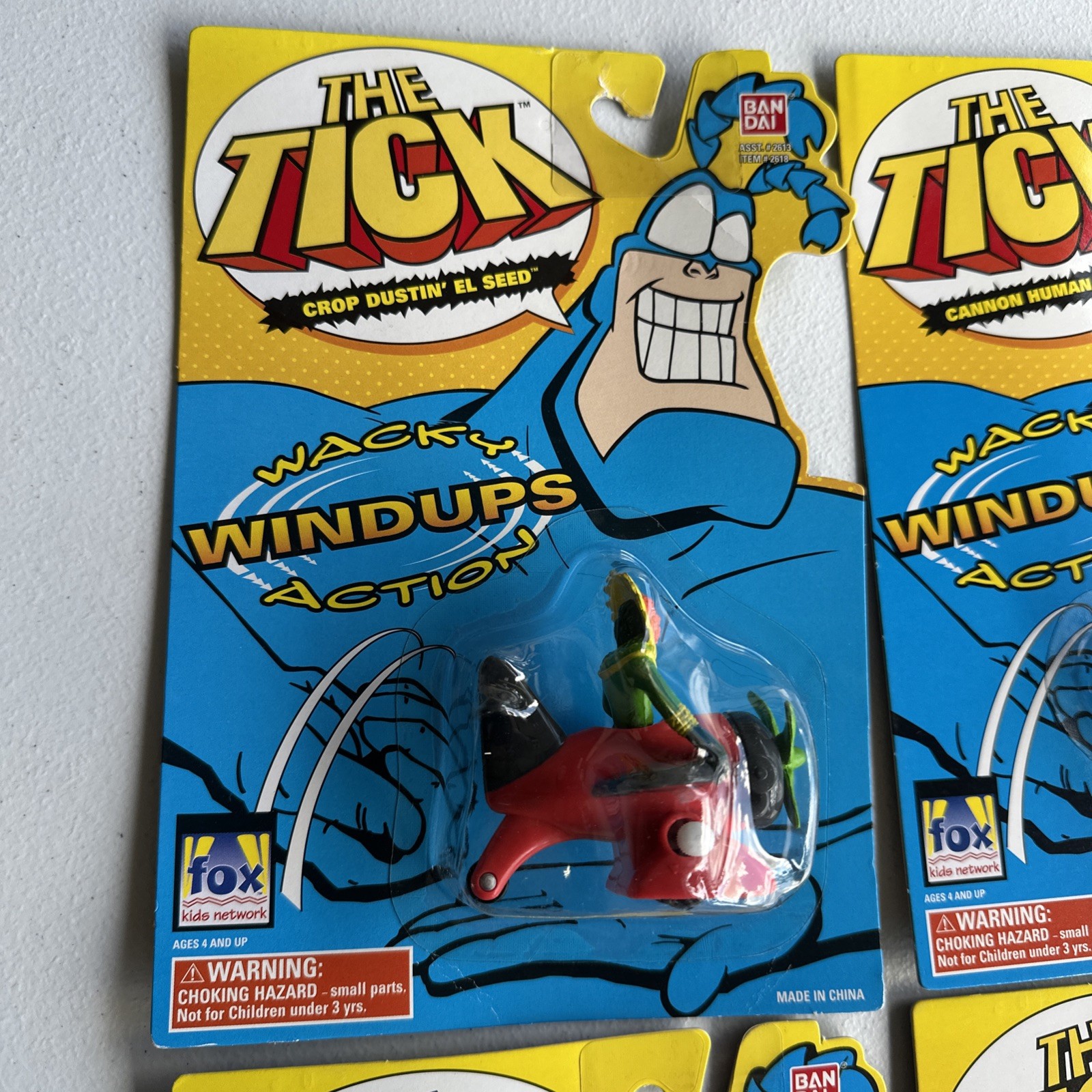 1995 Vintage VHTF The Tick Complete Set of 6 Wacky Windups Brand New Sealed