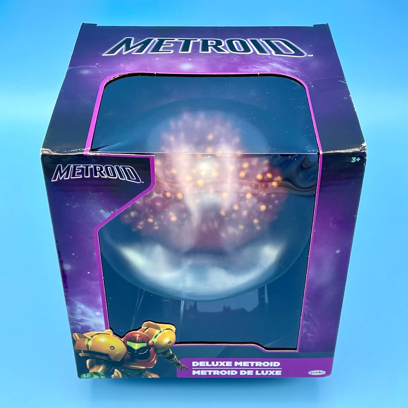 World of Nintendo Metroid Deluxe Poseable Action Figure Squishy Statue 6&Prime; SEALED