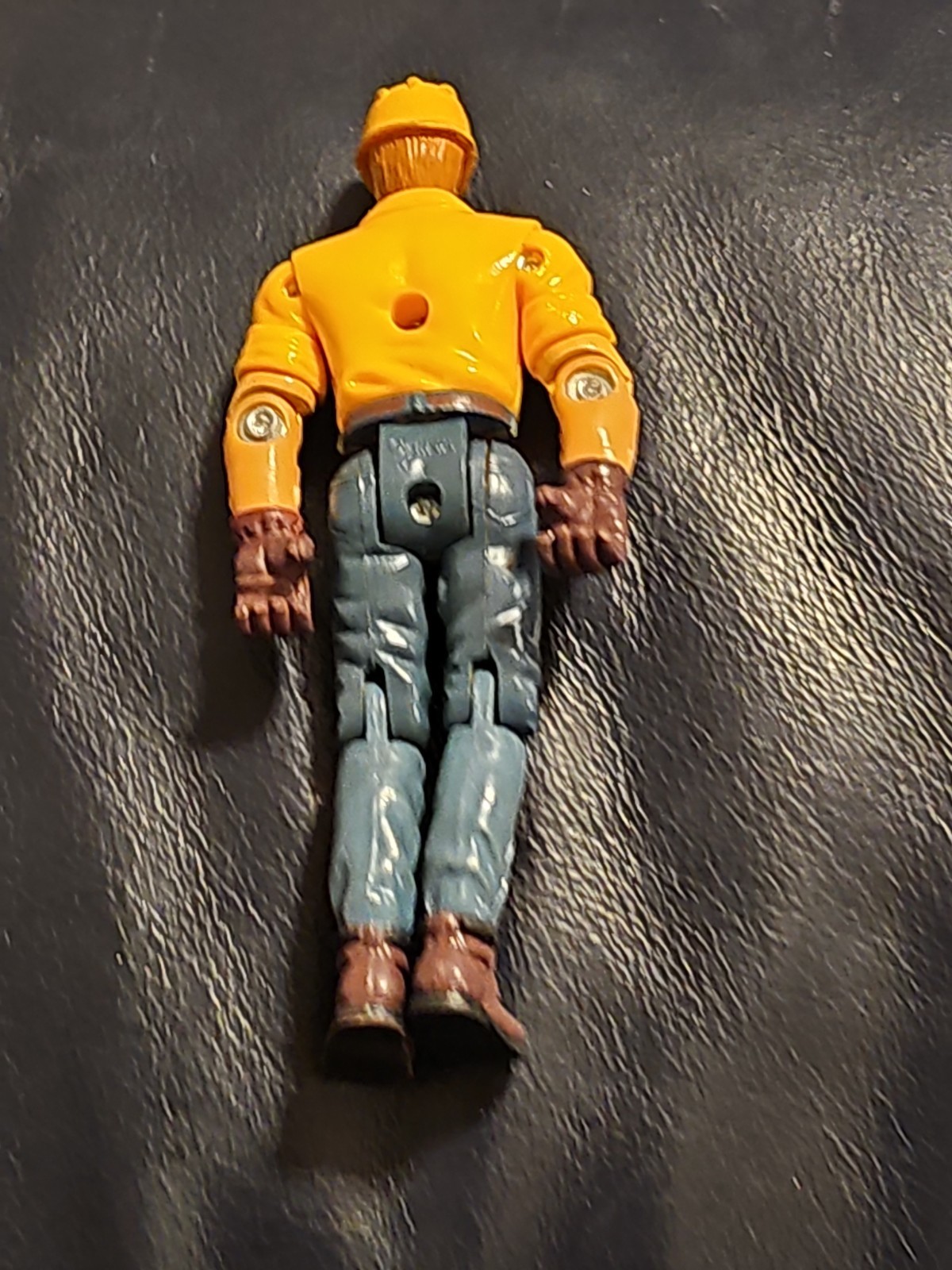 CAT Caterpillar Heavy Equipment Operator Construction Worker Action Figure 4 In.