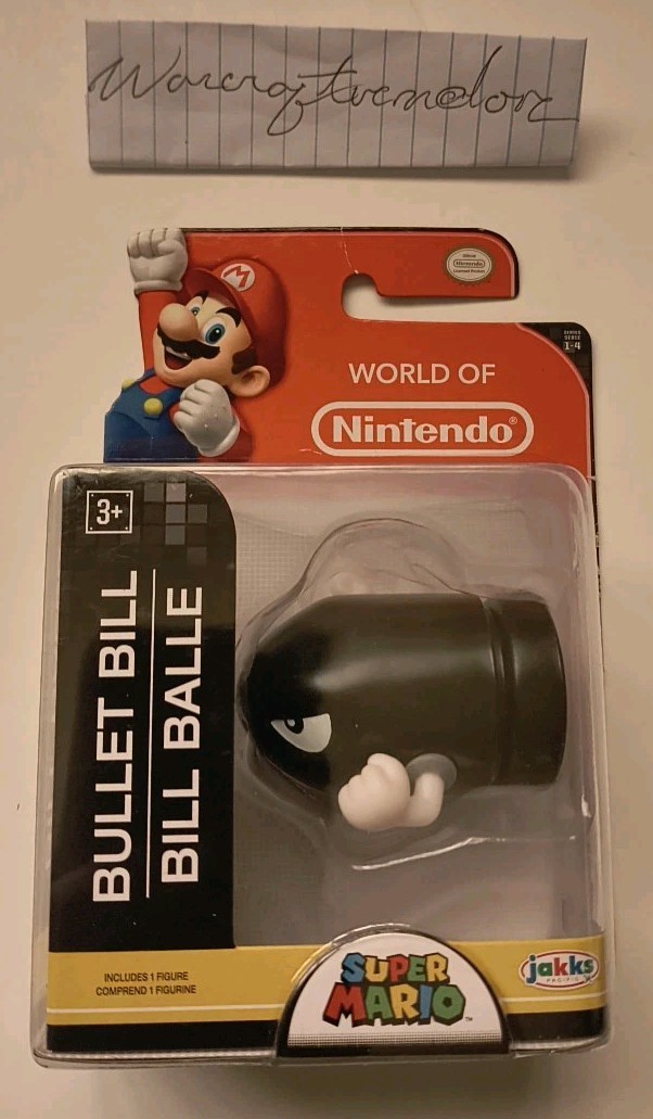 World of Nintendo Super Mario Bullet Bill Series 1-4 – 2.5&Prime; Action Figure New