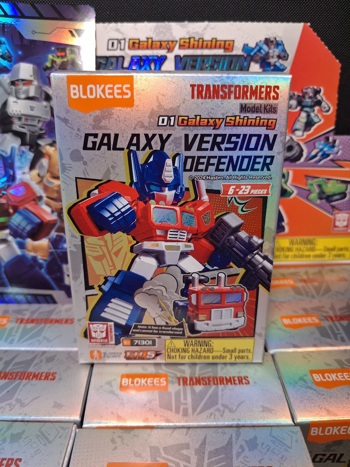 X1 New Single Blind Box – Blokees Transformers Defender Version 1 Galaxy Shining
