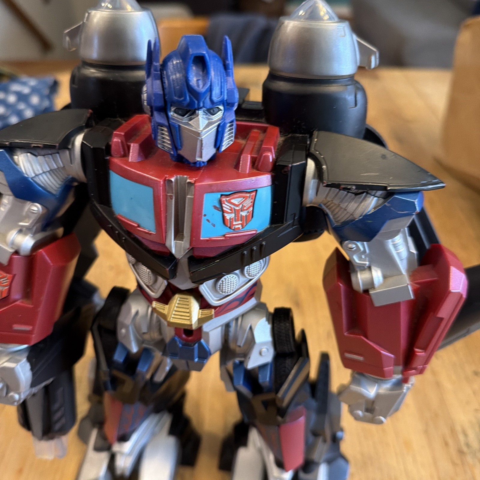 Transformers Mega Power Bots OPTIMUS PRIME Hasbro 12&Prime; 2008
